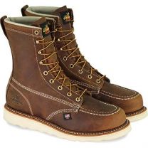 Thorogood Men's American Heritage 8" Moc Toe, MAXWear Wedge Safety Toe Boot