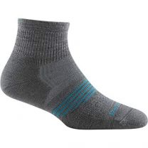 Darn Tough Women's Element Quarter Lightweight with Cushion Athletic Sock Gray - 1107-GRAY