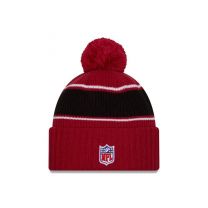 New Era Men's Cardinal Arizona Cardinals 2024 Sideline Cuffed Knit Hat with Pom