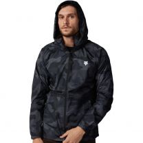 Fox Racing Men's Standard Fox Head Windbreaker, Black CAMO