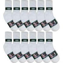 Knocker Men's Sports Crew Socks (Pack of 12 Pairs)