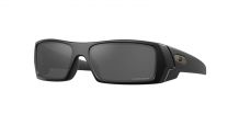 Oakley Men's OO9014 Gascan Rectangular Sunglasses, Matte Grey Ink/Prizm Sapphire, 60 mm