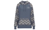 HOOEY Ladies ROPE LIKE A GIRL BLUE/WHITE HOODIE HH1228BLWH (US, Alpha, Medium, Regular, Regular)