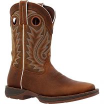 Durango Men's Rebel by Rustic and Navy Western Boot Wide Square Toe