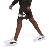 Puma Men's Big Logo Fleece 10" Shorts (Available in Big & Tall), Puma Black SS25,