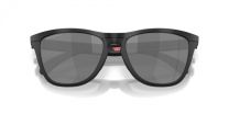 Oakley OO9503 Frogskins Range XL Round Sunglasses, Matte Tortoise Grey Smoke/Matte Black/Prizm Black Polarized, 58 mm