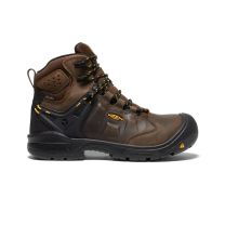 KEEN Utility Men's 6" Dover Carbon Fiber-Toe Waterproof Work Boot Dark Earth/Black - 1021467