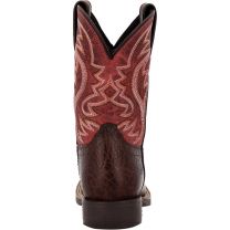Durango® Shyloh Little Kids' Western Boot, Mahogany And Dynamite Red, Size 11(M)
