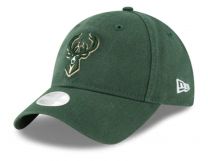 New Era 100% Authentic Adult Milwaukee Bucks Primary Logo 39THIRTY Flex Hat - Hunter Green (Women)