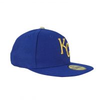 Mens 2017 MLB Game Authentic On Field 59Fifty Cap Kansas City Royals