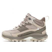 Merrell Women's Speed Strike 2 Mid Waterproof Hiking Boot, Stone, 10.5