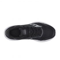 Saucony Men's Cohesion 18 Sneaker, Black/White, 7