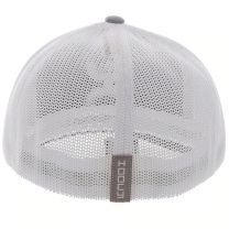 Hooey Men's Coach Logo Embroidered Mesh Back Trucker Cap Grey S M