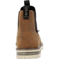 ROCKY Grindstone XTR Chelsea Work Boot, Brown, Size 8.5(W)