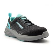Nautilus Safety Footwear Women's Springwater Carbon Fiber Toe EH Work Shoe Black/Aruba Blue - N5200