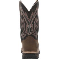 ROCKY Ride LTE MET Guard Western Boot, Brown, Size 7(M)