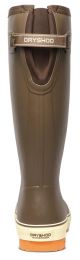 Dryshod Seamonster FLX Premium Rubber Fishing Boot | Gusset | Waterproof | Non-Slip | Brown | Men Size 15