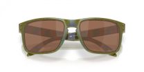 Oakley Men's OO9102 Holbrook Square Sunglasses, Fern Space Dust/Prizm Tungsten Polarized, 57 mm