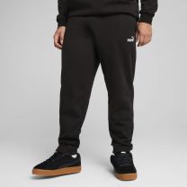 Puma Men's Essentials Fleece Sweatpants (Available in Big & Tall), Black Closed Leg SS25,