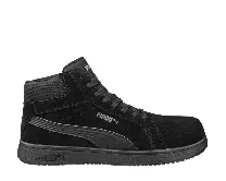 PUMA Safety Men's Iconic Mid Composite Toe EH Work Boot Black - 630305
