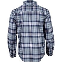 ROCKY Worksmart Button Down Work Shirt, Navy Plaid, Size x_l(NVP)