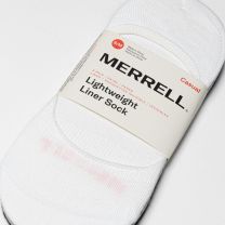 Merrell Unisex adults Men's and Women's Lightweight Liner - Unisex 3 Pair Pack Arch Support Heel Gripper Sock, Black/Gray/White, M L