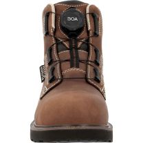 ROCKY Grindstone XTR BOA Composite Toe Work Boot, Brown, Size 9.5(M)