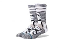 Stance The Storm Trooper Crew - Unisex Socks - Combed Cotton-blend Construction - Seamless Toe Closure White LG (US Men's Shoe 9-13, Women's Shoe 11-14) One Size