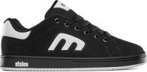Etnies Callicut - Heritage Skate Style, Puffy Look, 90's Chunky Vibe, Reinforced Cupsole, Cushioned Feel, Everyday Sneakers - Black/Black/White - 5
