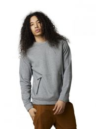 Fox Racing Base Over DWR Mens Pullover Sweatshirt Heather Graphite