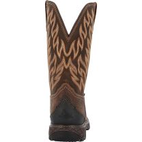 ROCKY Ironhawk Waterproof Western Boot, Brown, Size 14(W)