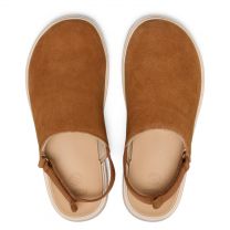 KEEN Women's Elle Mila Comfortable Leather Adjustable Easy On Mules, KEEN Maple, 6.5