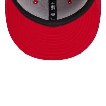 New Era Men's Scarlet San Francisco 49ers 2024 Sideline 59FIFTY Fitted Hat