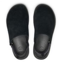 KEEN Women's Elle Mila Comfortable Leather Adjustable Easy On Mules, Black, 6.5