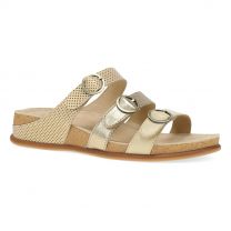 Dansko Women's Campbell Sandal Gold Multi Leather - 7802300300