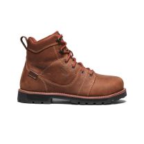 KEEN Utility Women's 6" Seattle Aluminum Toe Waterproof Work Boot Gingerbread/Black - 1022085