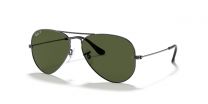 Ray-Ban Unisex Aviator Classic Sunglasses Gunmetal Frames with Green Lenses - RB3025
