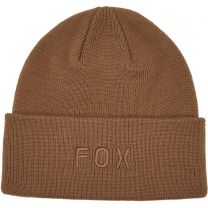 Fox Unisex Adult Winter Wordmark Beanie Walnut OS Cap, One Size