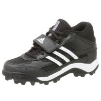 Adidas Kids' Unisex Corner Blitz 7 J Mid Cleats Black/White/Metallic Silver - 662725