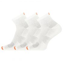 Merrell Unisex Cushioned Cotton Quarter Socks White (3 pairs) - MEA33565Q3B2001-WHITE