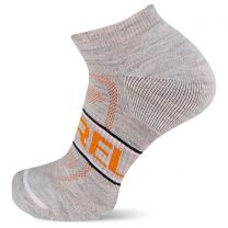 Merrell Unisex Zoned Hiking Low Cut Socks Gray Heather (1 Pair) - MEA33719L1B4001-GRAYH