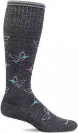 Sockwell Women's Free Fly Moderate Graduated Compression Sock Charcoal -