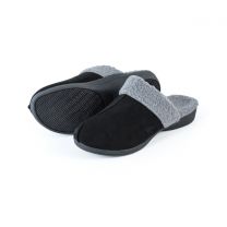 PowerStep® ArchWear™ Women's Slipper Black/Light Gray - 8855-10