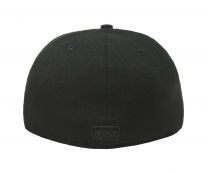 New Era 59Fifty Hat Oakland Athletics Black on Black Fitted Cap 11591119 (7 1/8)