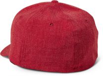 Fox Racing Men's Standard Transposition Flexfit HAT, Heather RED, S/M