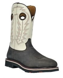 HOSS Men's 10" Spitfire Composite Toe Western Work Boot Brown/Vanilla - 92022