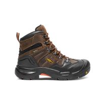 KEEN Utility Men's Coburg 6" Steel Toe Waterproof Work Boot Cascade Brown/Brindle - 1018023