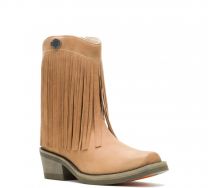 Harley-Davidson Women's Korsen Fringe Riding Boot Tan - D84853
