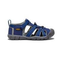 KEEN Big Kids' Seacamp II CNX Water Sandal Blue Depths/Gargoyle - 1010096