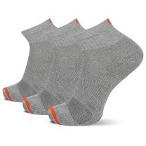 Merrell Unisex Cushioned Cotton Quarter Socks Gray Heather (3 pairs) - MEA33565Q3B2001-GRAYH